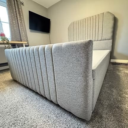 Rotherham King - Global design divan Ottomen with floor standing Hb and fb