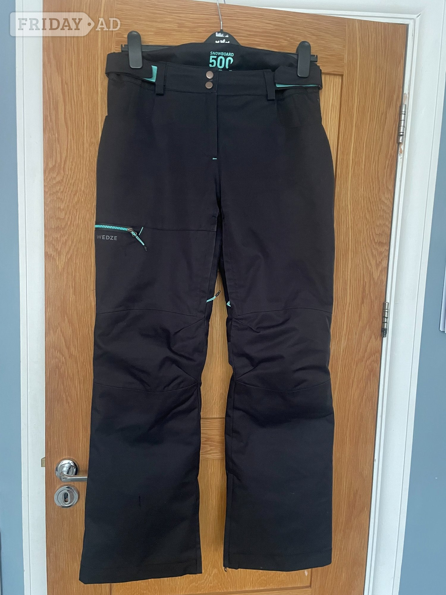 Womens Decathalon bootcut snowboard / ski trousers size L  in Shoreham-By-Sea
