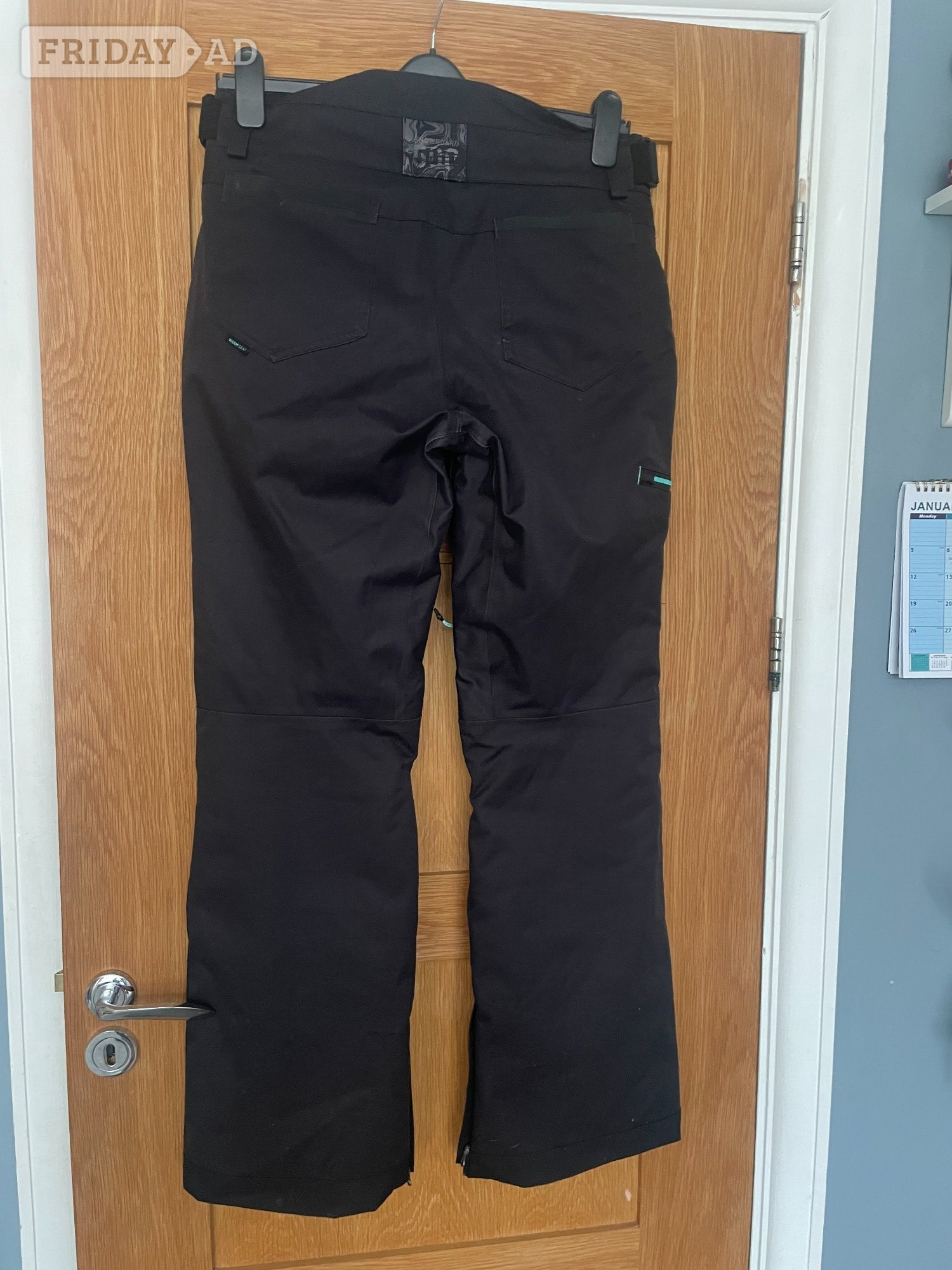 Womens Decathalon bootcut snowboard / ski trousers size L 