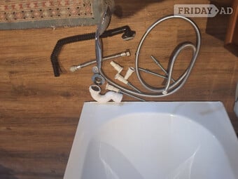 Kartell G Vit G4k Acrylic bath. Mixer tap, shower and waste