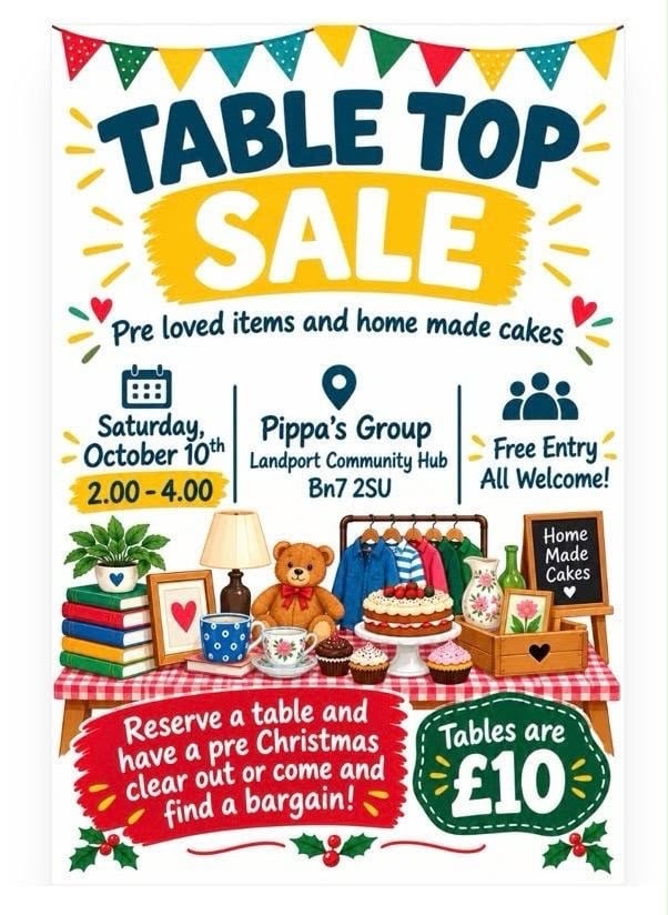 Table Top sale in Lewes