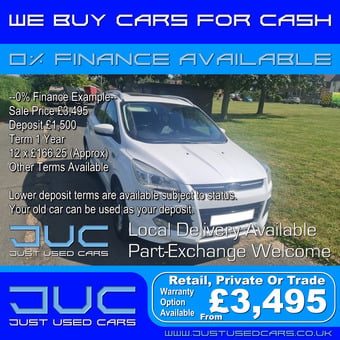 Ford Kuga 2.0 TDCI Titanium X 4x4 SUV (Manual Diesel) 14 Reg 2014