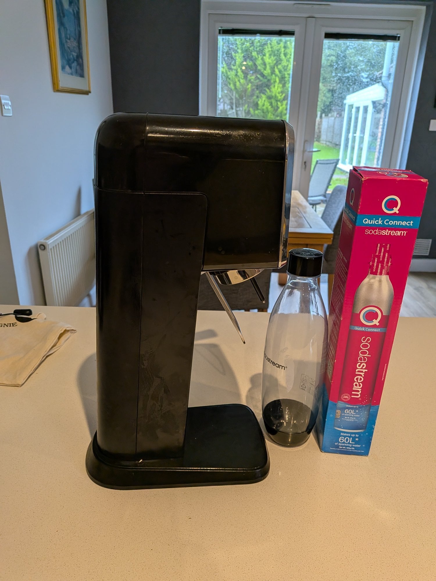 Soda stream appliance with extra gas cylinder and water bottle  - Home Appliances in Crawley