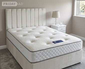 Double & King Size Beds ~~ Divan Bed With Optional Mattress ~~ Or