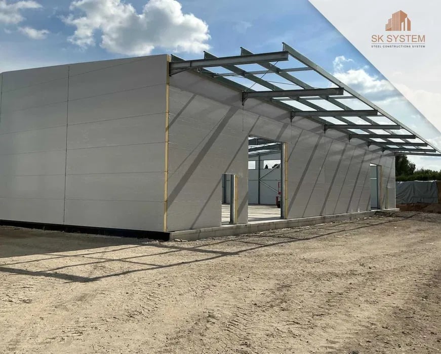 London 735m2 Insulated Steel frame building bespoke design