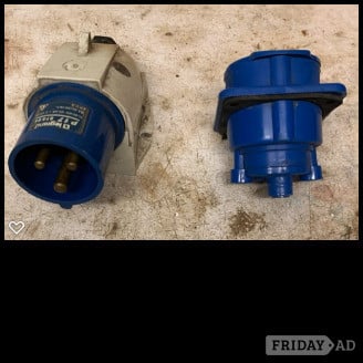 Caravan electrical hook up, 16amp waterproof