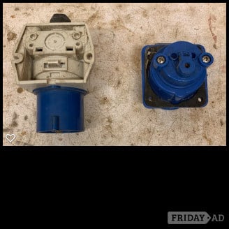 Hove Caravan electrical hook up, 16amp waterproof