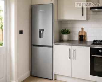 Fridgemaster Frost-Free Fridge Freezer with Water Dispenser