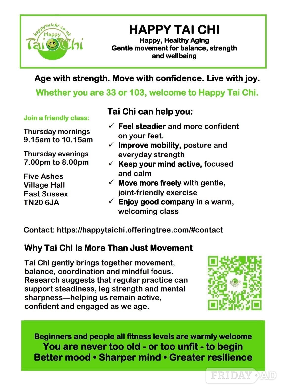 Chen Tai Chi 18 Form Build the foundations - Autumn Intensive Workshop Series