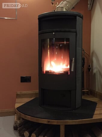 Contemporary Wood Burning Boiler Stove