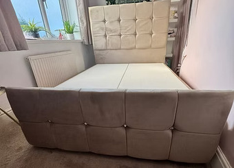 Single - CUBA DELUXE OTTOMAN DIVAN - choice of colours /fabrics