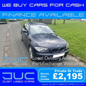 BMW 1 Series 2.0 120D M Sport (Manual Diesel) 07 Reg 2007, 86,211