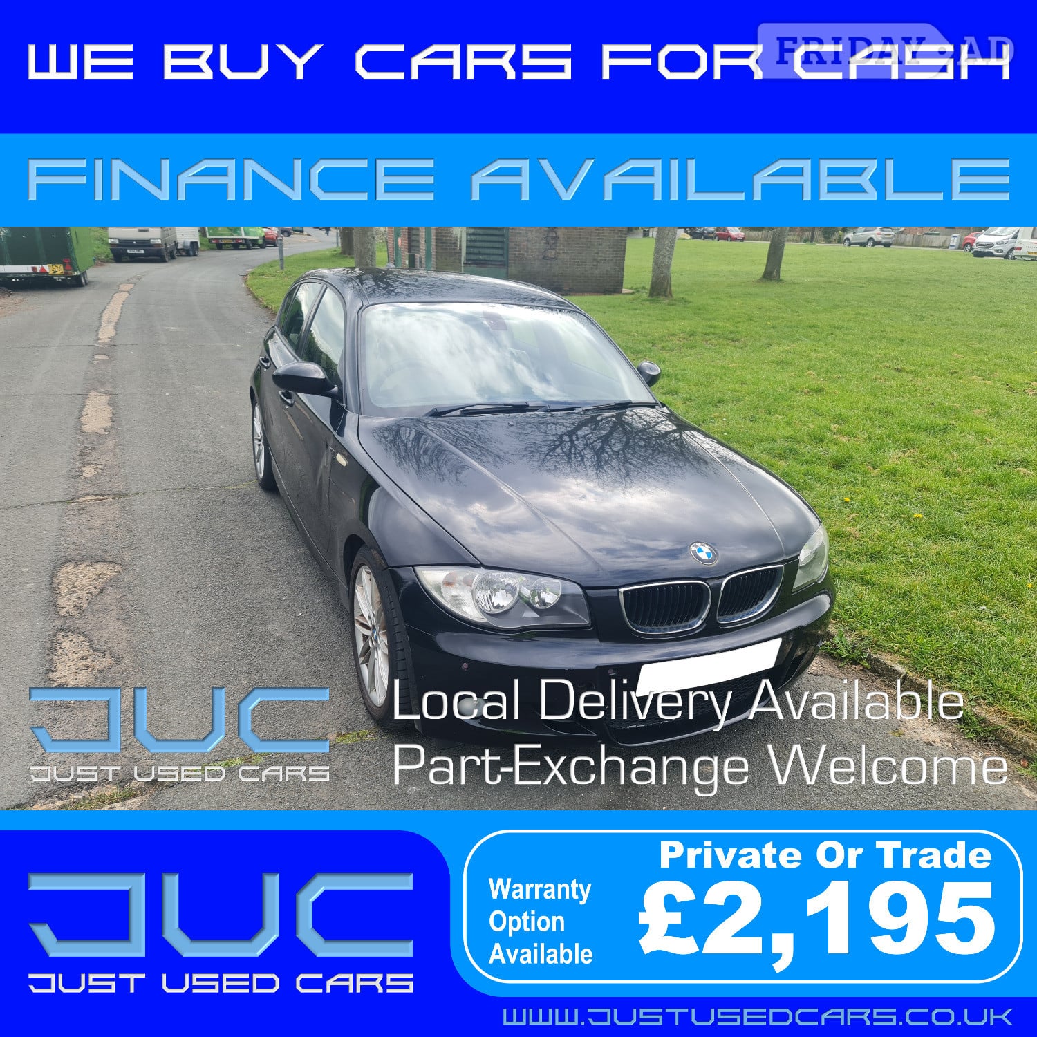 BMW 1 Series 2.0 120D M Sport (Manual Diesel)7 Reg 2007, 86,211 in Lewes