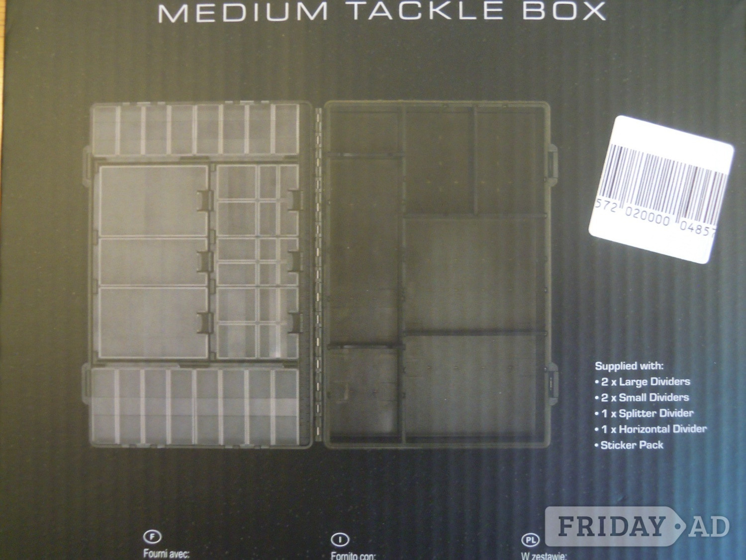 Fox Edges Medium Tackle Box New - Sports Equipment