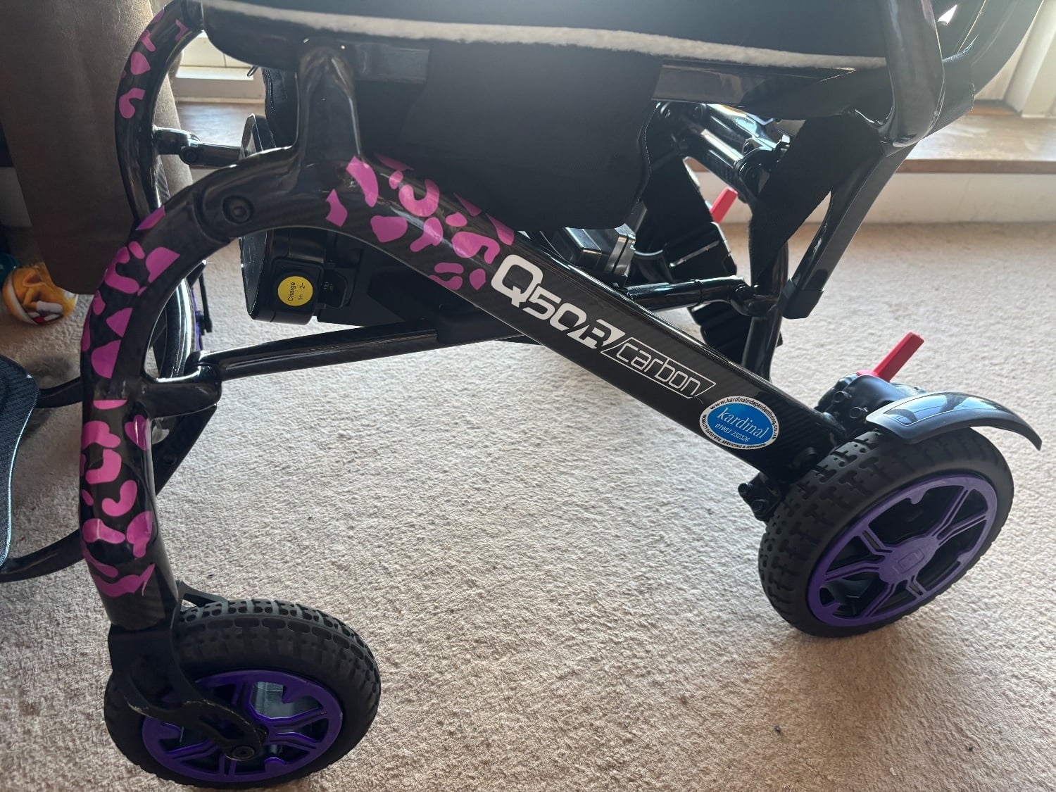 Quickie Q50R Carbon Electric Whelchair - Mobility in Littlehampton