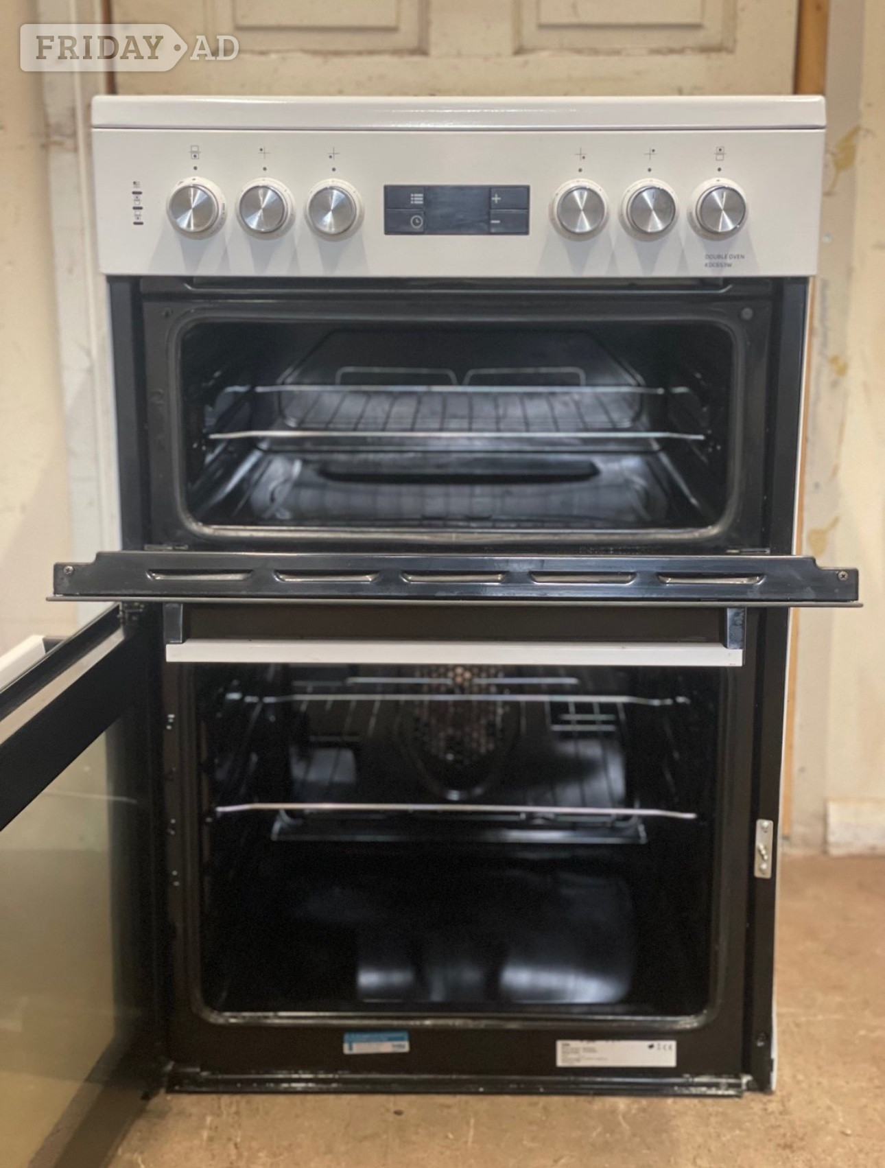 Beko electric cooker 60cm ceramic double oven 3 months warranty  - Home Appliances in Romford
