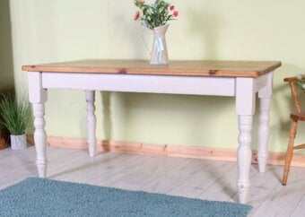 Delivery Options - Painted Farmhouse Pine Table H/Made Extension