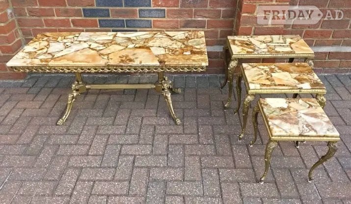 French Empire / Regency style coffee/cocktail table