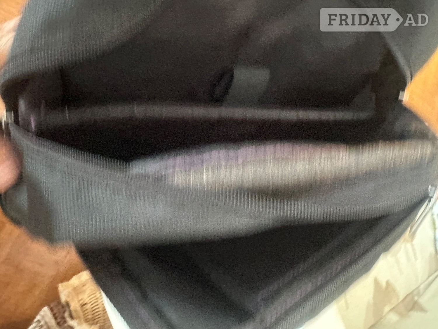 Black laptop bag with multiple zipped pockets in Bexhill-On-Sea