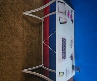 Free to collector - Glass top desk.