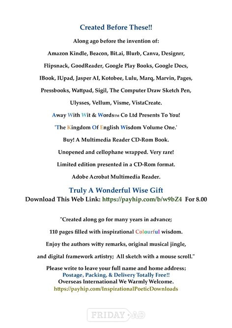 Purchase!! 'The Bungle Jungle Antics Of The Animal~Mammal.'  PDF Reader. - Computers & Electronics in London