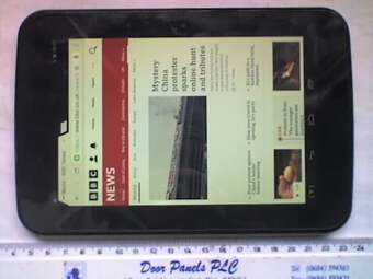 Black Tesco HUDL 1 Quad Core 16Gb WiFi 7inch Tablet & Lead