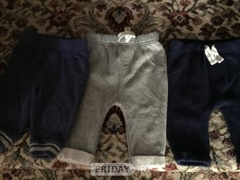 3 pairs of jogging bottoms for 3-6 months