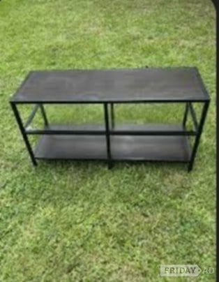 IKEA stand with a glass shelf in Leicester