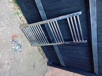 chrome bathroom radiator