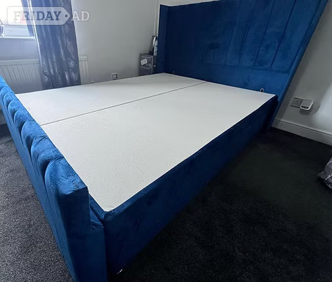 King size - Primrose Winged Deluxe Divan Ottoman in Rotherham
