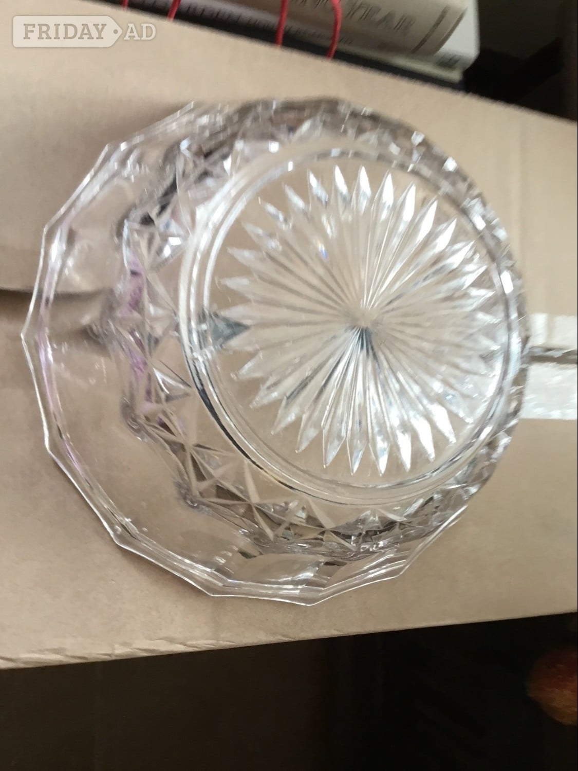 Glass fruit/trifle bowl