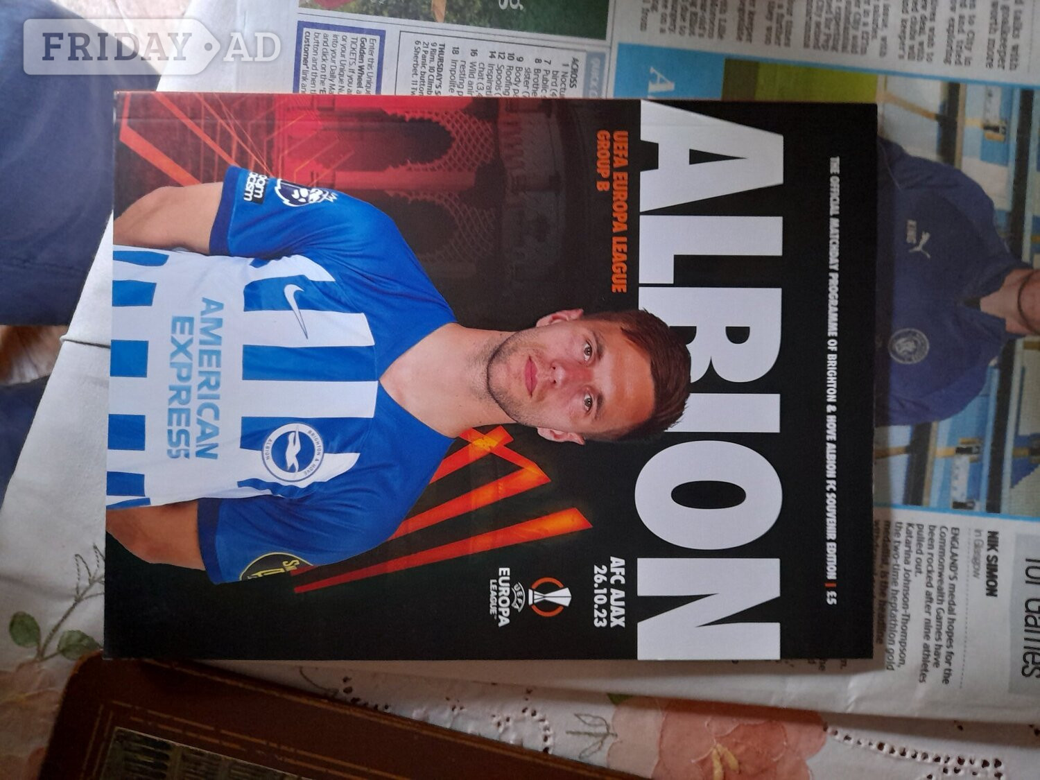 Eastbourne Collection of brighton and hove albion football programmes 