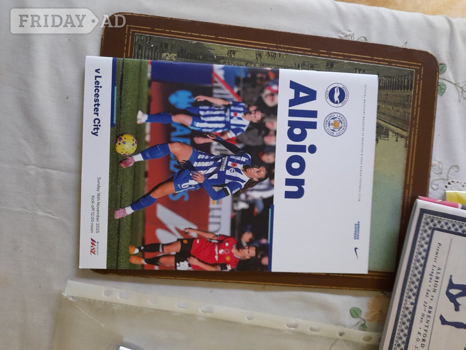 Collection of brighton and hove albion football programmes  - Antiques & Collectables