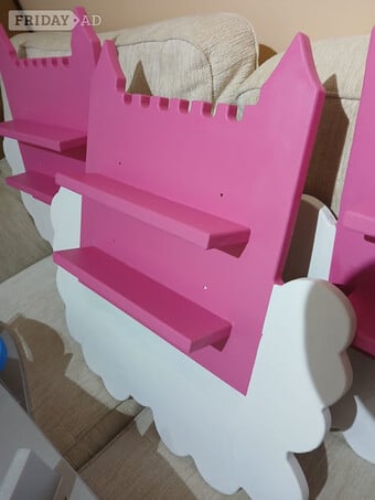 Kids novelty castle in the clouds shelving unit 
