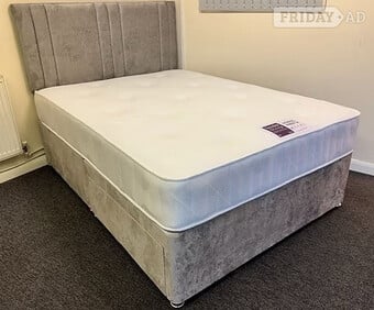 SUPER KING SIZE - STRESS FREE DIVAN SET WITH 2 DRAWERS