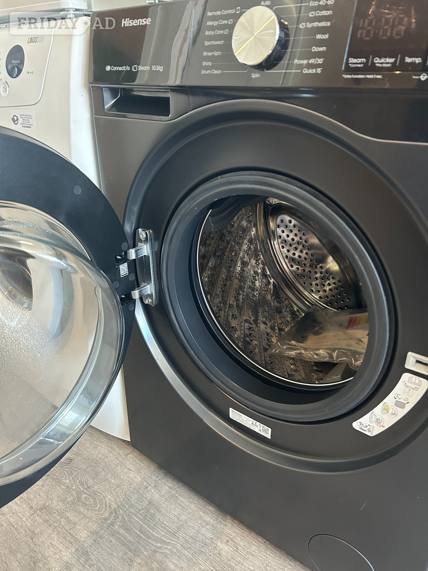 HISENSE 10.5KG WASHING MACHINE