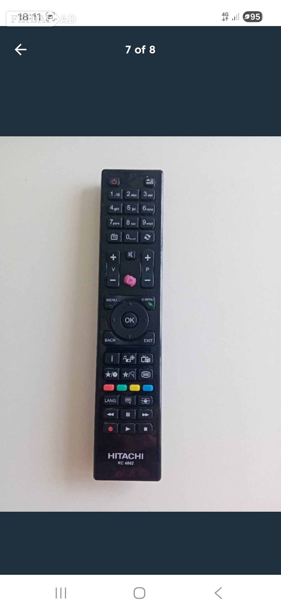 Perfect 22" Hitachi Colour TV, hardly used in Excellent Condition - Tv, Audio & Cameras in Peacehaven