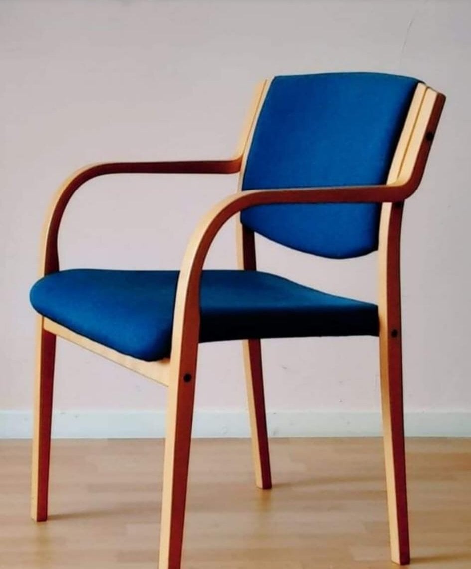 Armchair, Blue Upholstery in Seaford