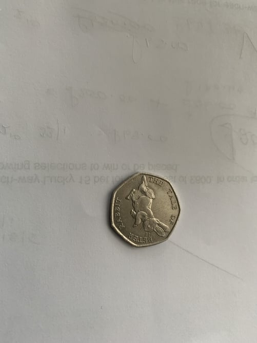 50p Coin - Tale of Peter Rabbit - Hobbies & Leisure in Reigate