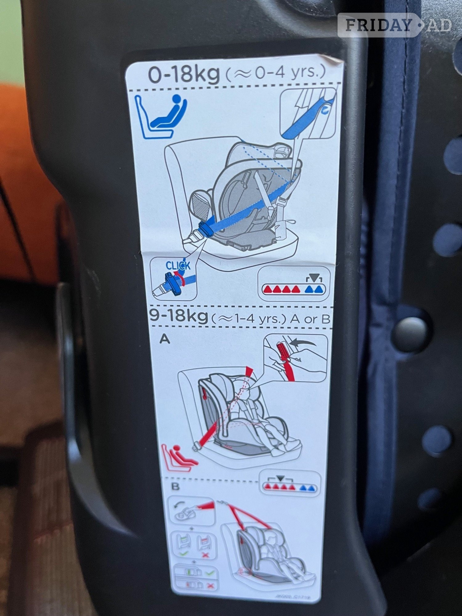 Joie Halford car seat-18kg 