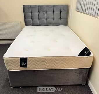 KING -REGENCY 1000 POCKET MATTRESS WITH DIVAN BASE & 24 INCH