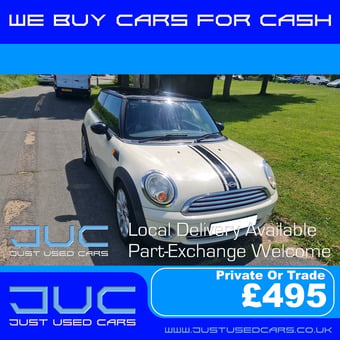 Mini Cooper 1.6 (Manual Petrol) 07 Reg 2007 125,789 Miles