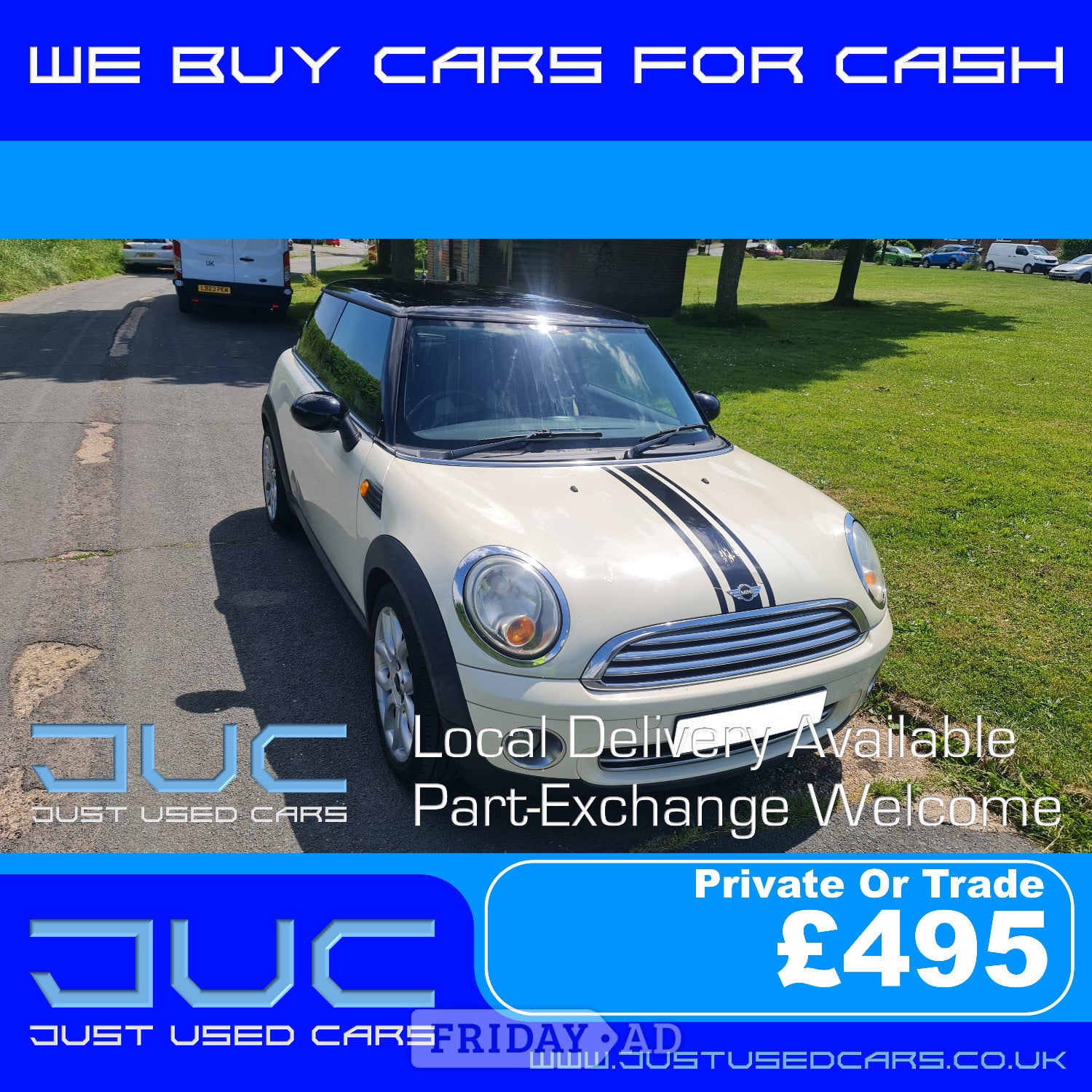 Mini Cooper 1.6 (Manual Petrol)7 Reg 2007 125,789 Miles in Lewes