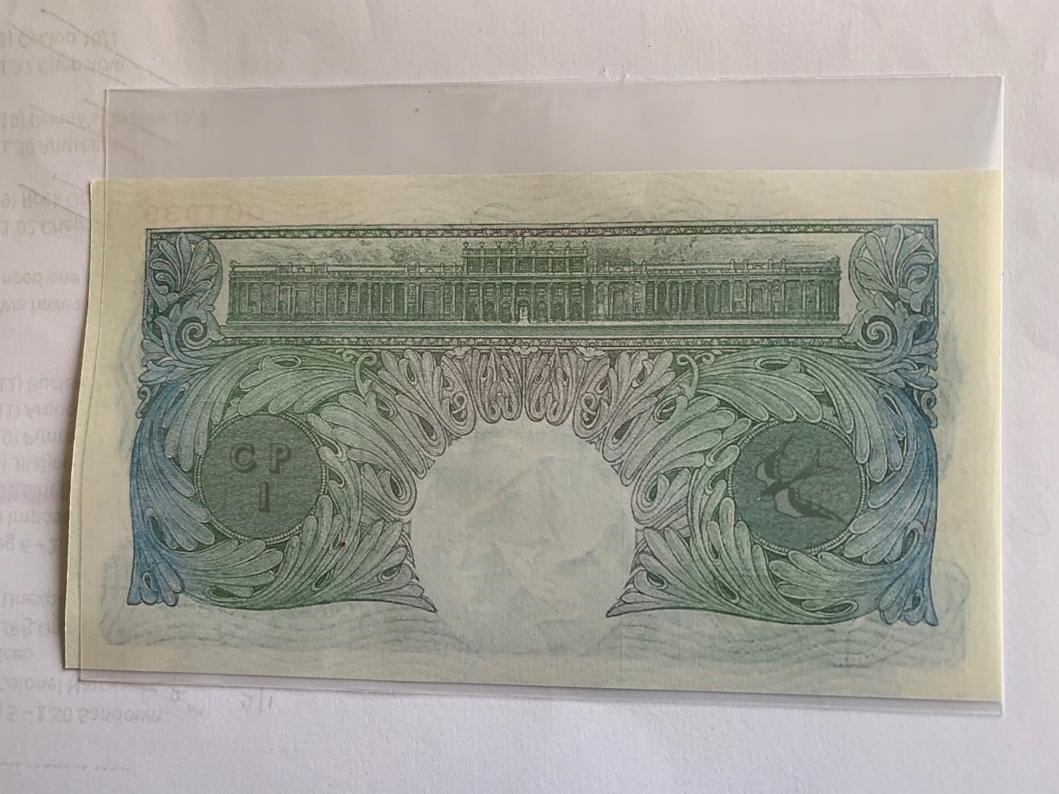 Dads Army Captain Mainwaring One Pound Note