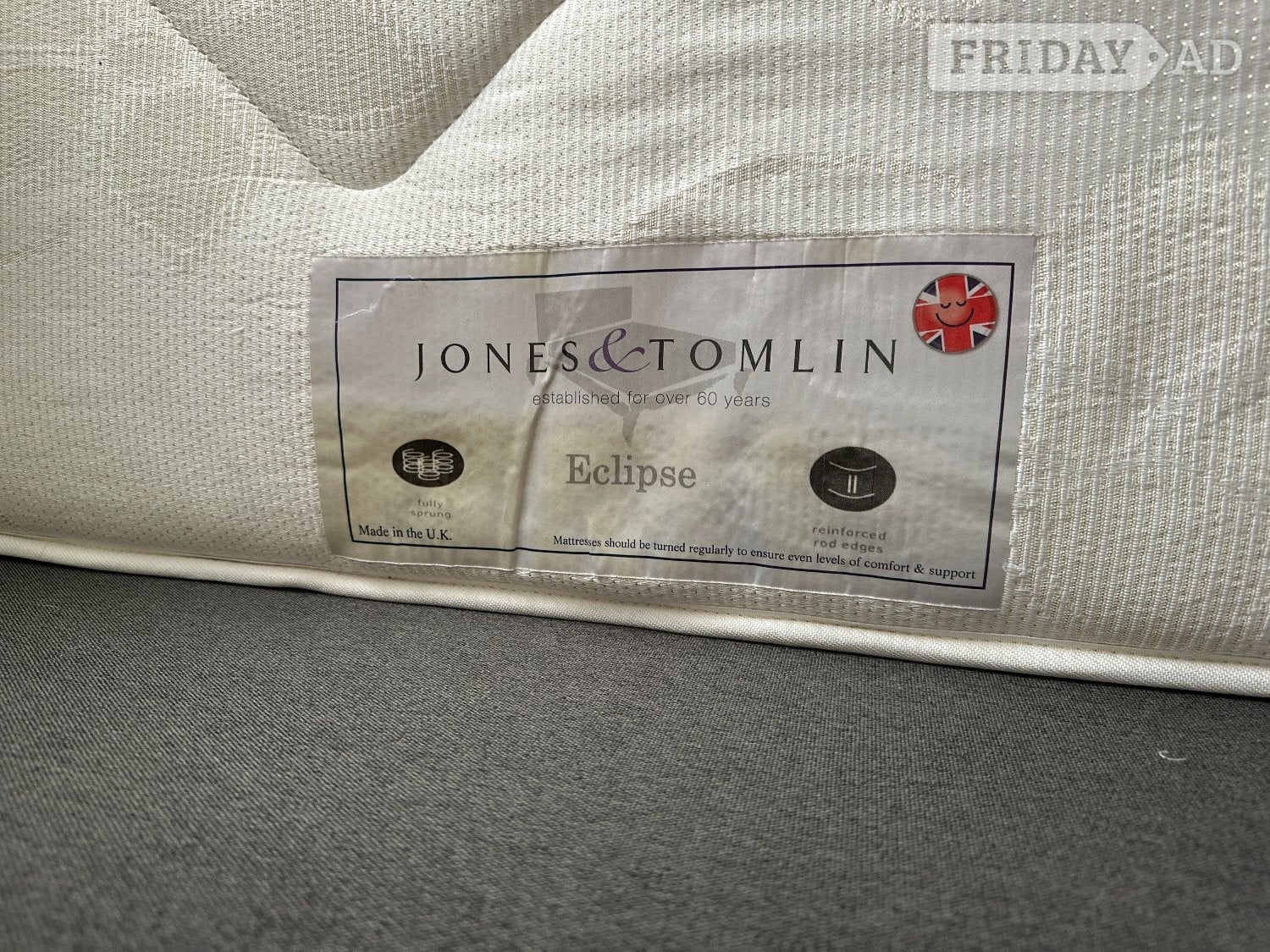 Single mattress for bed in Worthing