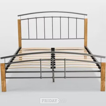 DOUBLE - TETRAS WOOD/ METAL BEDFRAME