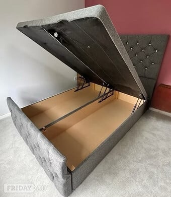 SINGLE - MILANO END LIFT DIVAN OTTOMAN