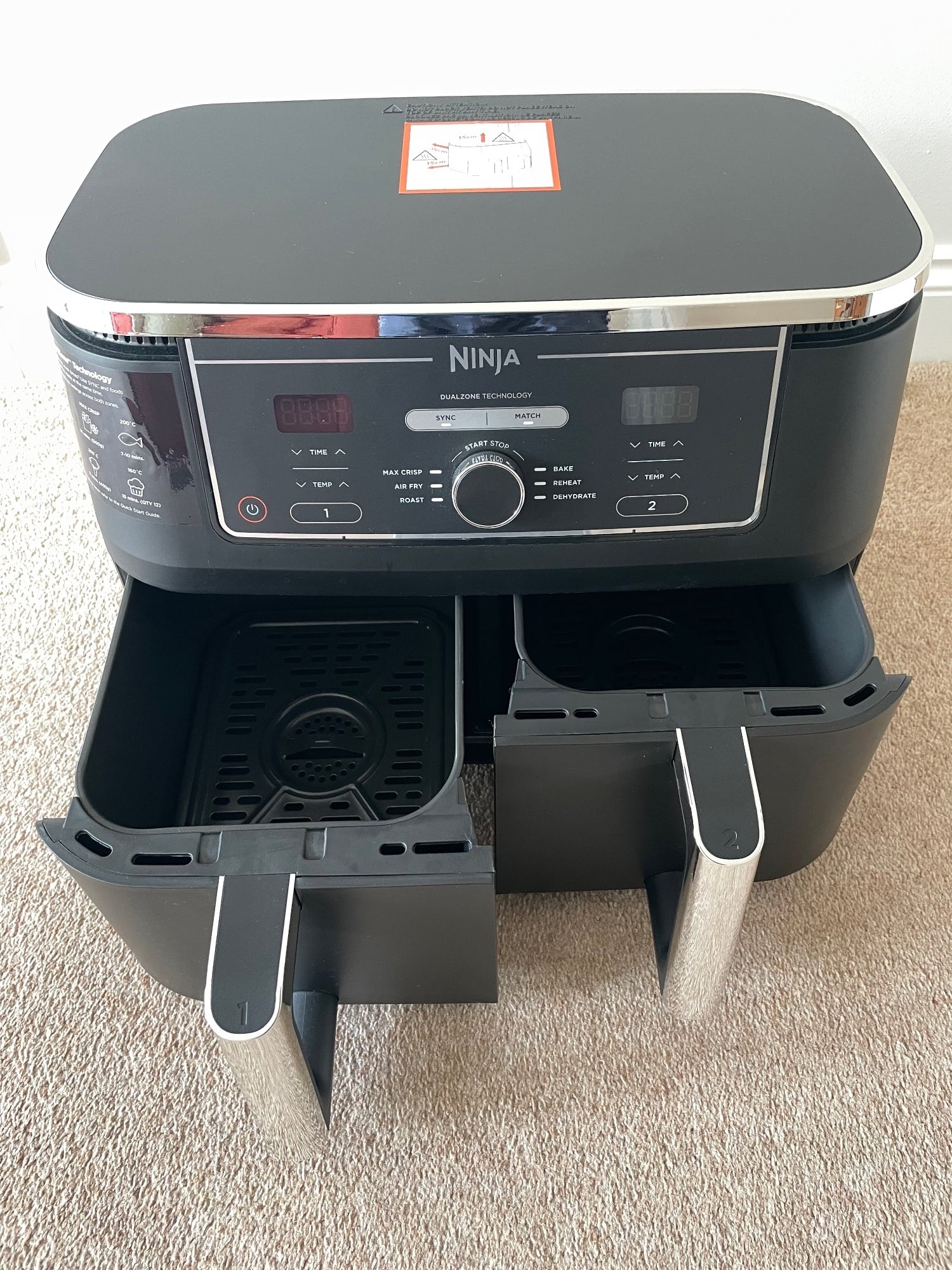 Ninja Foodi Max Dual Zone 9.5L Air Fryer