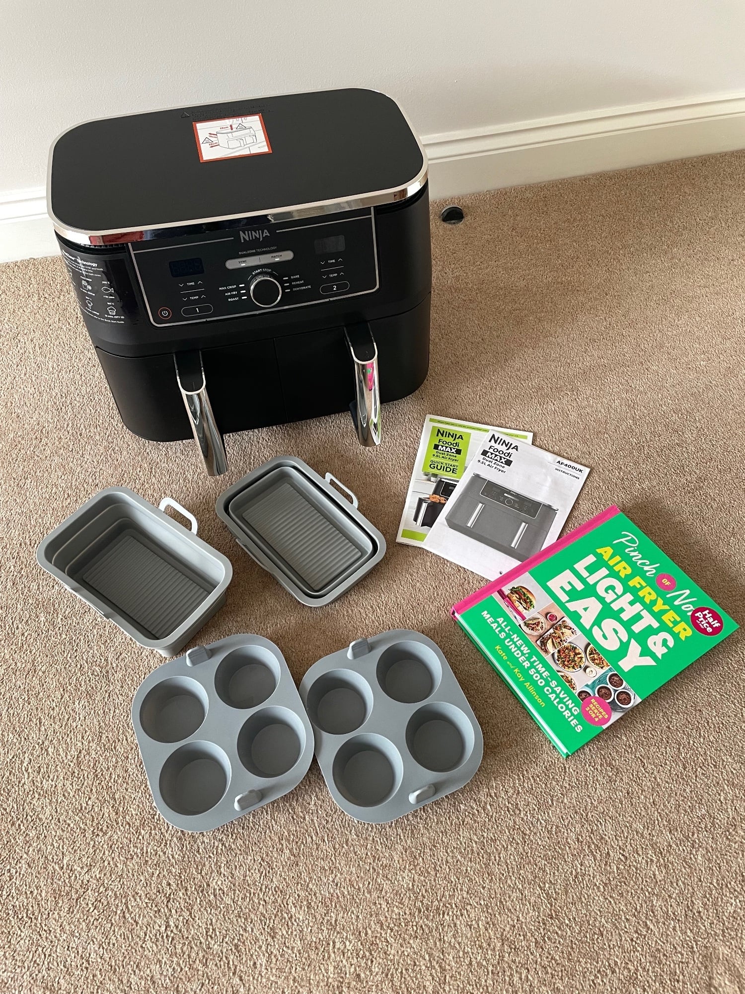 Peacehaven Ninja Foodi Max Dual Zone 9.5L Air Fryer
