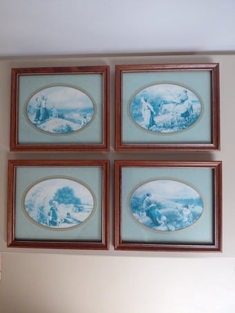 Four wooden Picture Frames
